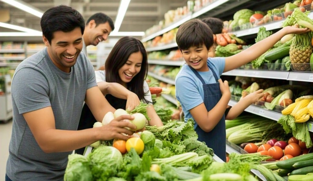 Cliente fiel no supermercado