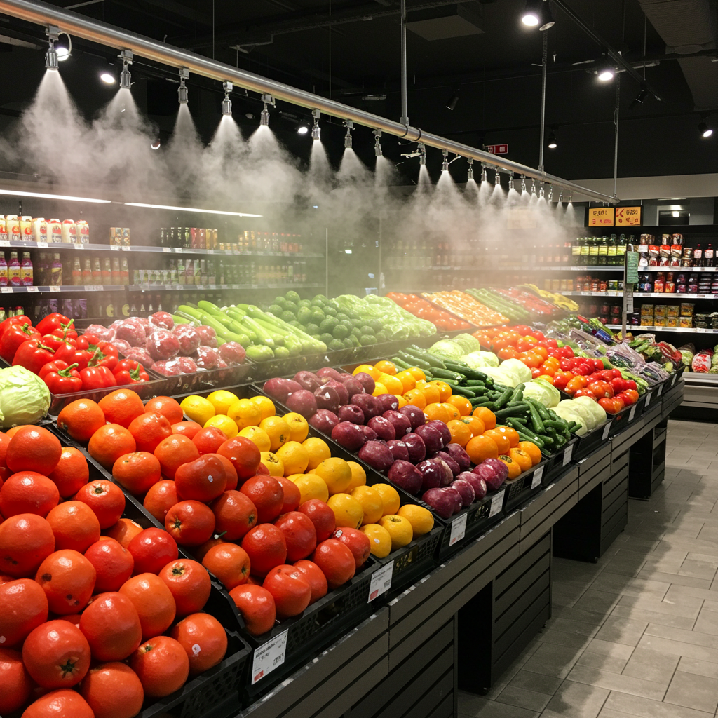 Nebulizador de frutas, legumes e verduras